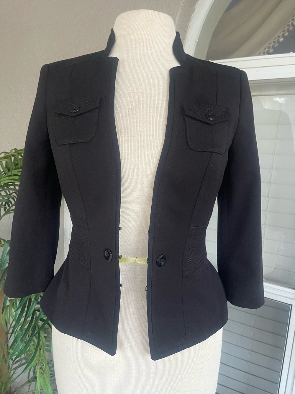 Women’s Black Structured Tailored Blazer
